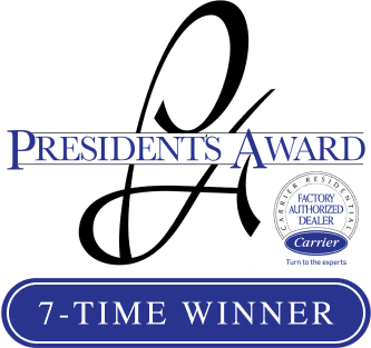 Carrier Presidents Award - 7-time winner